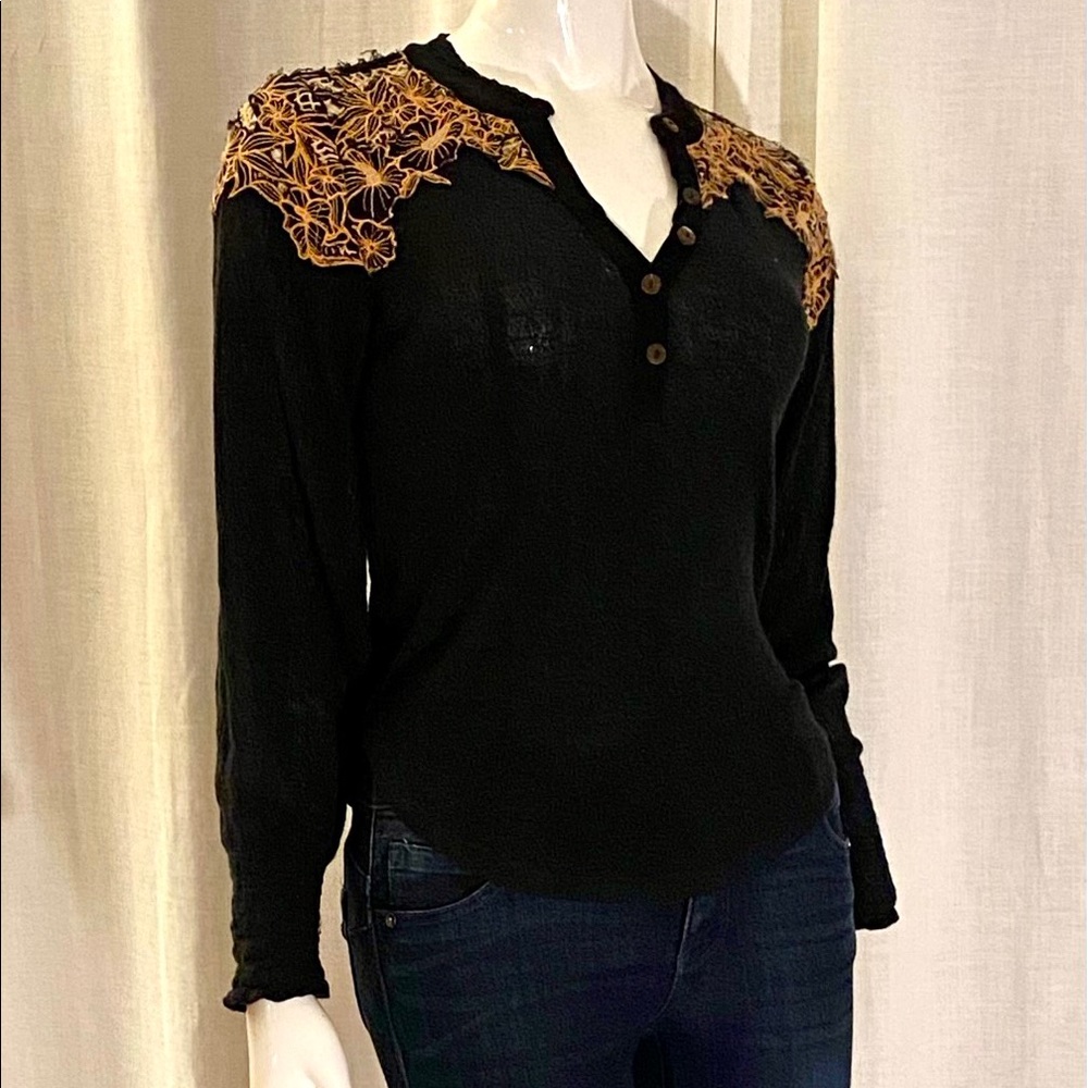 Free People Black Top